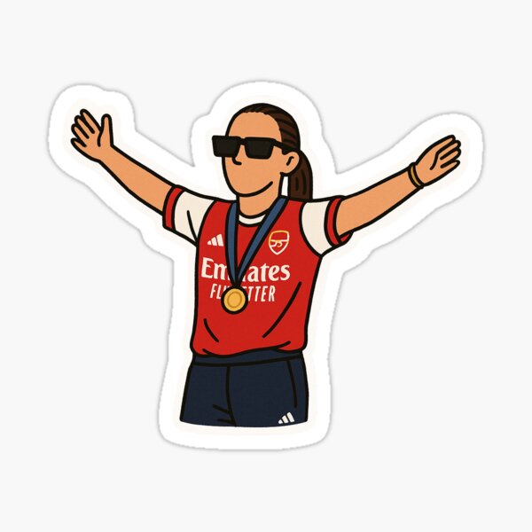 Artikel-Vorschau von Katie McCabe - Champions League, designt und verkauft von stickers4-days.