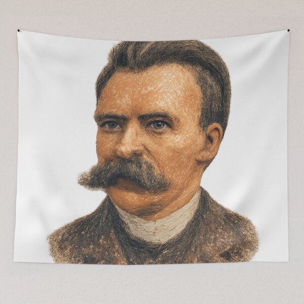 Item preview, Friedrich Nietzsche in Crayon Realism designed and sold by cottoncode.