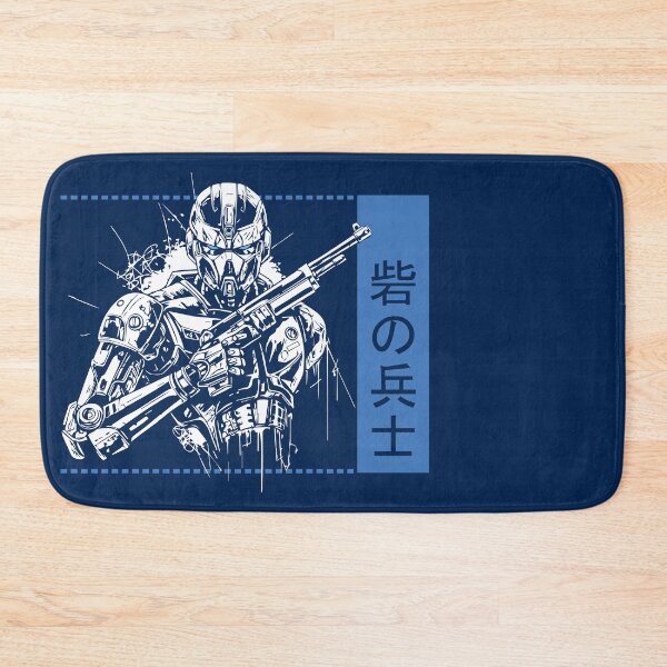 Item preview, Futuristic Fortress Soldier Illustration designed and sold by KiwiRider.