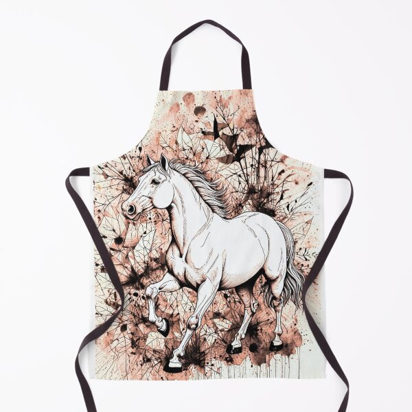 Item preview, Horse in abstract landscape designed and sold by @seis41.