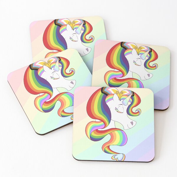 Item preview, Pride Flag Unicorn designed and sold by RandomCreature83.
