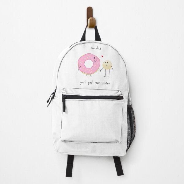 Item preview, "One Day You'll Find Your Center" Donut and Donut Hole Love Graphic designed and sold by BluOddities.