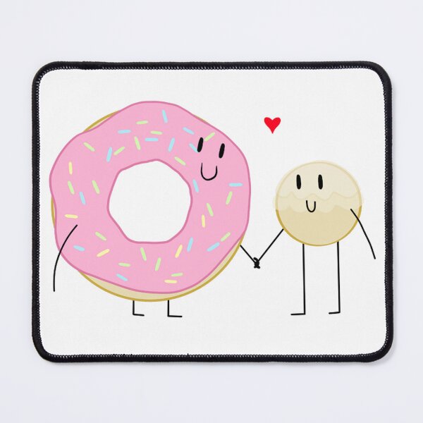 Item preview, "One Day You'll Find Your Center" Donut and Donut Hole Love Graphic designed and sold by BluOddities.