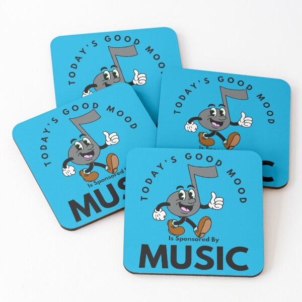 Item preview, Today’s Good Mood Is Sponsored By Music designed and sold by Kate Miller Illustrator.