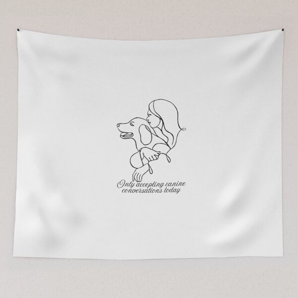 Item preview, Only accepting canine conversations today designed and sold by meesara.