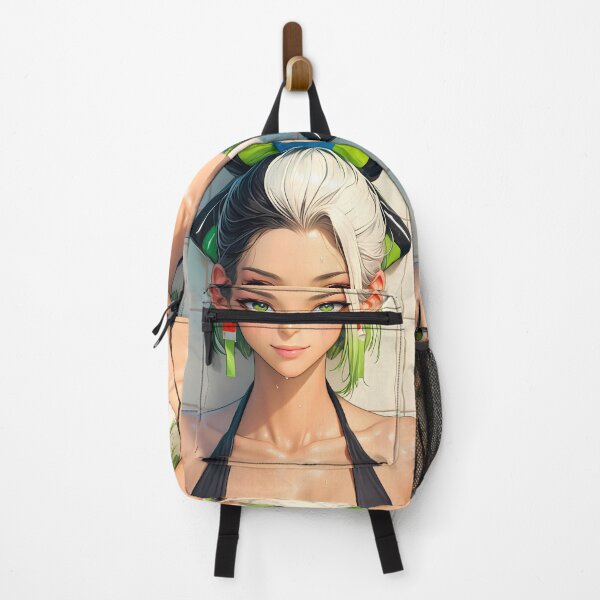 Item preview, Daki Demon Slayer Dark Elegance Green Eyes Seductive Poolside Style designed and sold by mildaclairmo.
