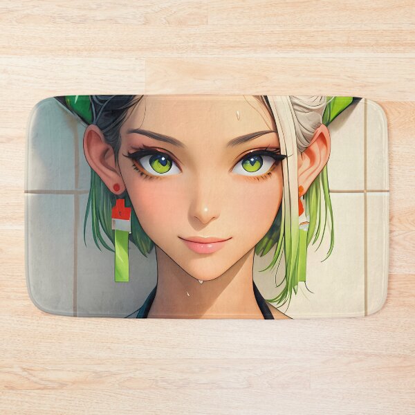 Item preview, Daki Demon Slayer Dark Elegance Green Eyes Seductive Poolside Style designed and sold by mildaclairmo.