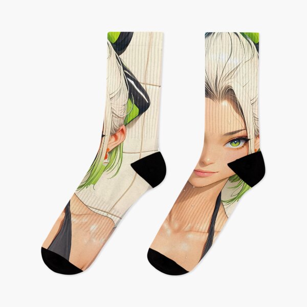 Item preview, Daki Demon Slayer Dark Elegance Green Eyes Seductive Poolside Style designed and sold by mildaclairmo.