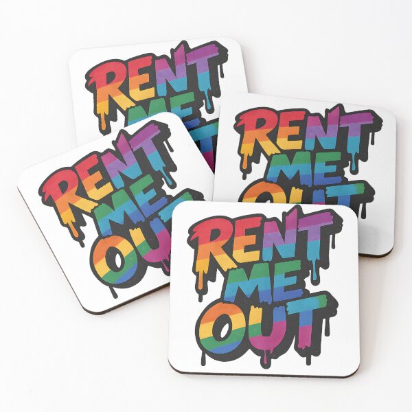 Item preview, Rent Me Out – Rainbow Pride Design designed and sold by Haus Of Sin.