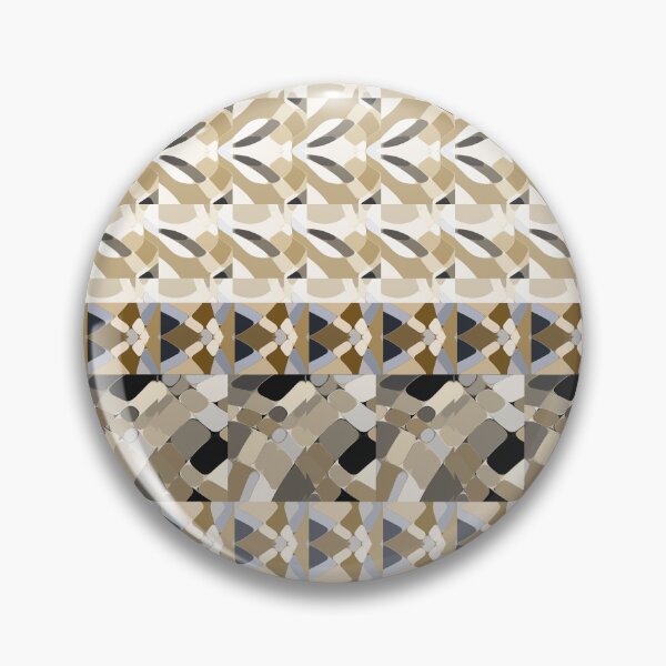 Item preview, Grey Beige and Cream Geo Seamless Repeat designed and sold by Sharon Schwalbe.