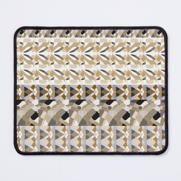 Item preview, Grey Beige and Cream Geo Seamless Repeat designed and sold by Sharon Schwalbe.
