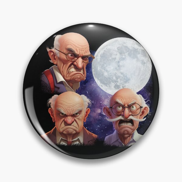Item preview, Grumpy Old Man Howling at the Moon designed and sold by RowanGraphics.