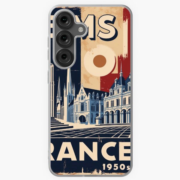 Item preview, Reims France 1950s Vintage Travel Tourism designed and sold by TravelersGems.