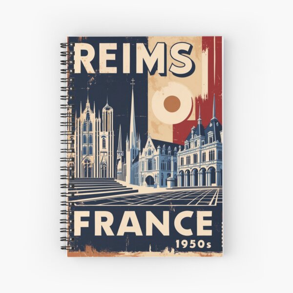 Item preview, Reims France 1950s Vintage Travel Tourism designed and sold by TravelersGems.