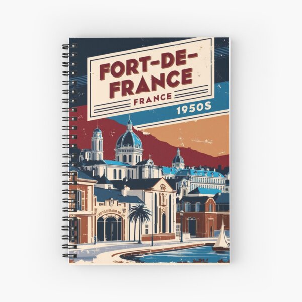 Item preview, Fort de France France 1950s Vintage Travel Tourism designed and sold by TravelersGems.