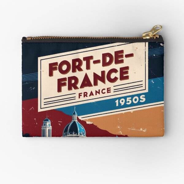 Item preview, Fort de France France 1950s Vintage Travel Tourism designed and sold by TravelersGems.