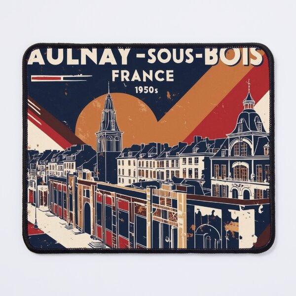 Item preview, Aulnay Sous Bois France 1950s Vintage Travel Tourism designed and sold by TravelersGems.