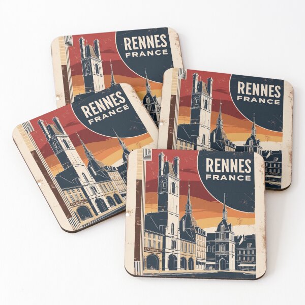 Item preview, Rennes France 1950s Vintage Travel Tourism designed and sold by TravelersGems.