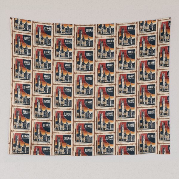 Item preview, Rennes France 1950s Vintage Travel Tourism designed and sold by TravelersGems.