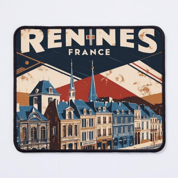 Item preview, Rennes France 1950s Vintage Travel Tourism designed and sold by TravelersGems.