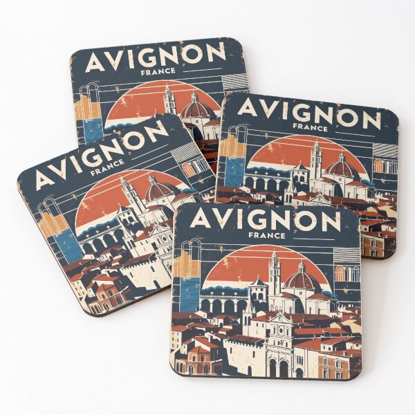 Item preview, Avignon France 1950s Vintage Travel Tourism designed and sold by TravelersGems.