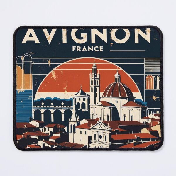 Item preview, Avignon France 1950s Vintage Travel Tourism designed and sold by TravelersGems.