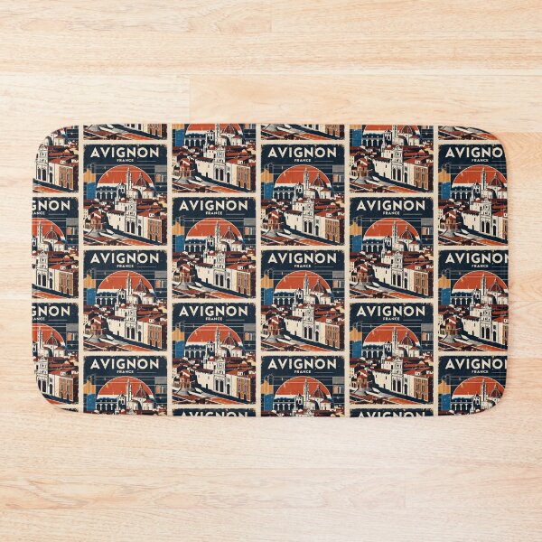Item preview, Avignon France 1950s Vintage Travel Tourism designed and sold by TravelersGems.