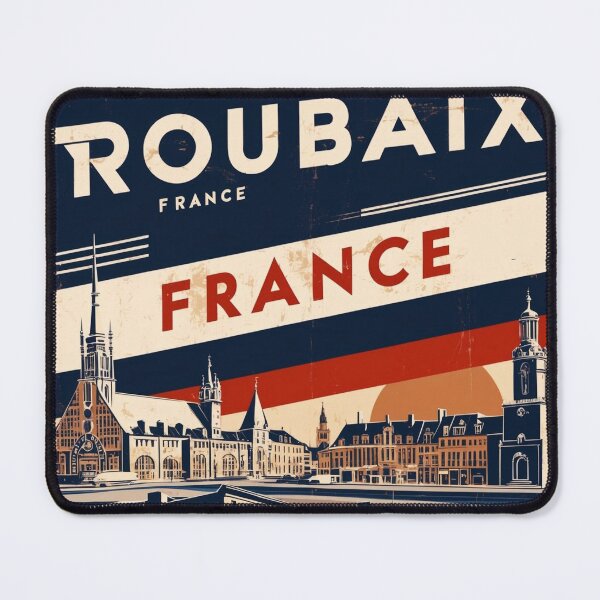 Item preview, Roubaix France 1950s Vintage Travel Tourism designed and sold by TravelersGems.