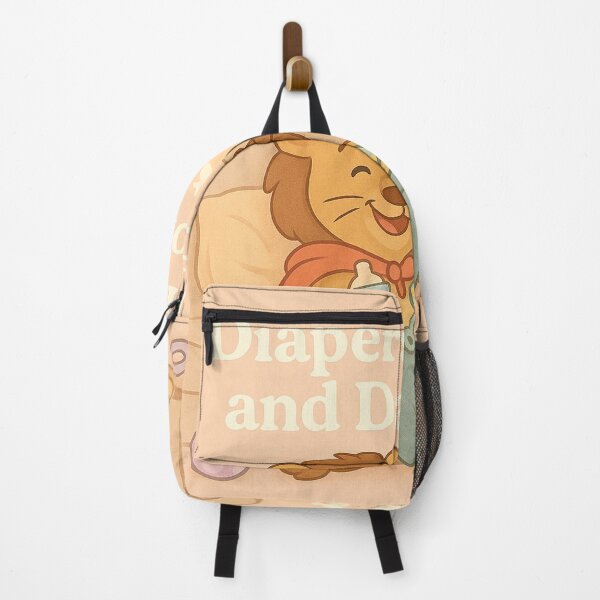 Item preview, Diapers, Drama, and Dad Jokes – Funny Lion Dad Cartoon designed and sold by Neovibe Print.