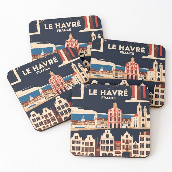 Item preview, Le Havre France 1950s Vintage Travel Tourism designed and sold by TravelersGems.