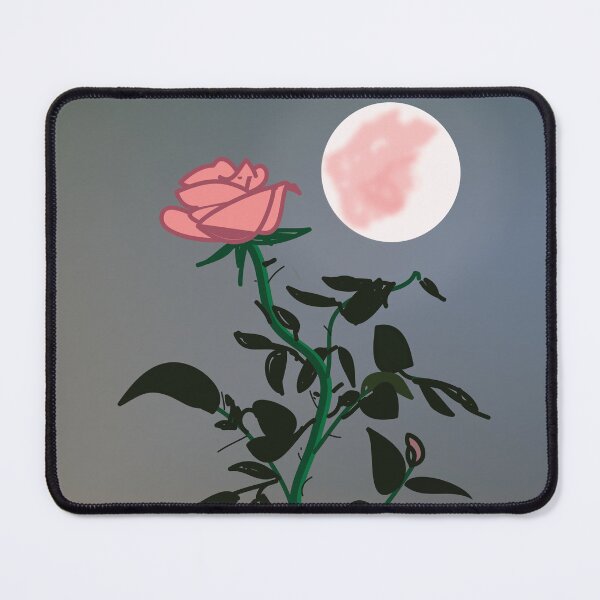 Item preview, A rose in the moonlight aesthetic picture designed and sold by fluffyfamcraft.