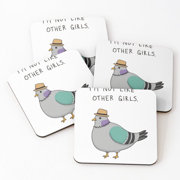 Item preview, Funny Pigeon Cartoon Illustration with Quirky Quote designed and sold by haitrieuic96.
