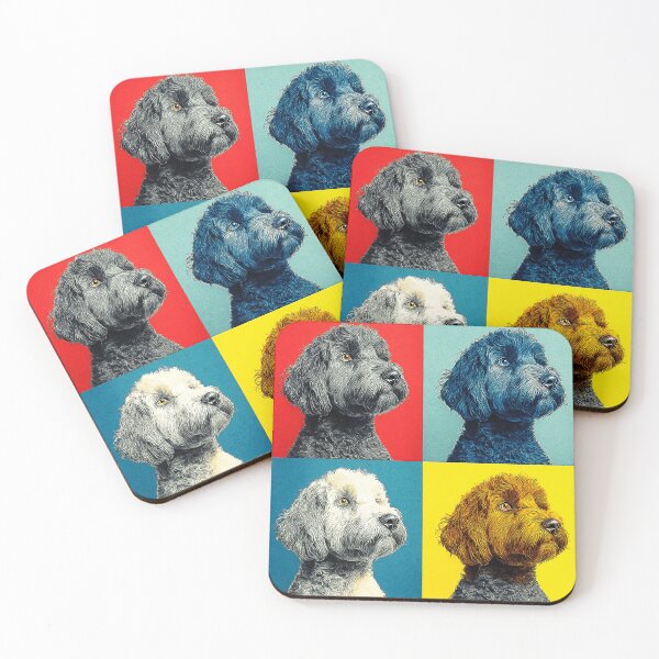Item preview, Barbet Dog Andy Warhol Style Pop Art designed and sold by TheAnimalZ00.