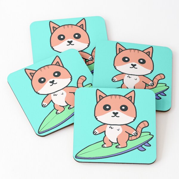 Item preview, Surf Kitty designed and sold by Kitty Enterprise.
