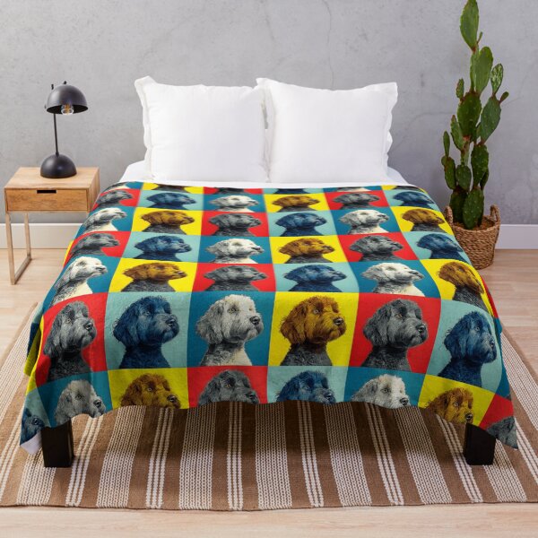 Item preview, Barbet Dog Andy Warhol Style Pop Art designed and sold by TheAnimalZ00.
