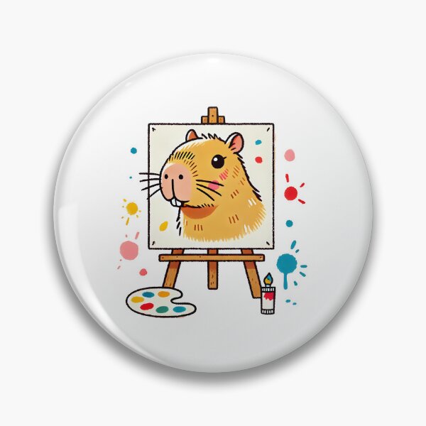 Item preview, Capybara Artist in his Studio designed and sold by Polarisofficial.