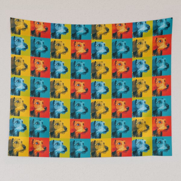 Item preview, Basset Fauve De Bretagne Dog Andy Warhol Style Pop Art designed and sold by TheAnimalZ00.