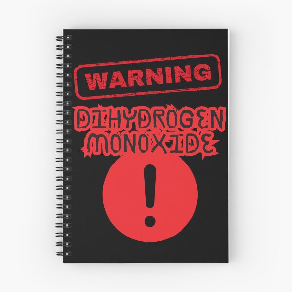 Item preview, Warning dihydrogen monoxide designed and sold by PHILOSOPHY-SWAG.
