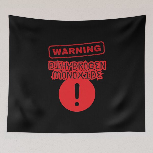 Item preview, Warning dihydrogen monoxide designed and sold by PHILOSOPHY-SWAG.