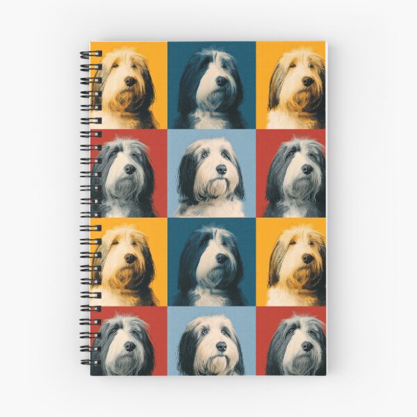 Item preview, Bearded Collie Dog Andy Warhol Style Pop Art designed and sold by TheAnimalZ00.