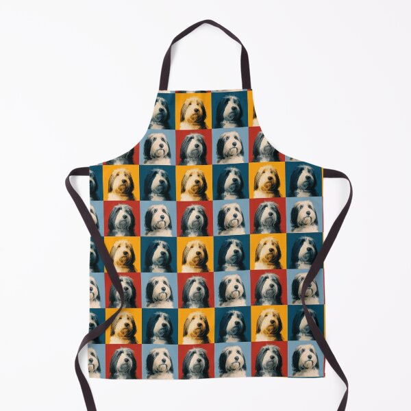 Item preview, Bearded Collie Dog Andy Warhol Style Pop Art designed and sold by TheAnimalZ00.