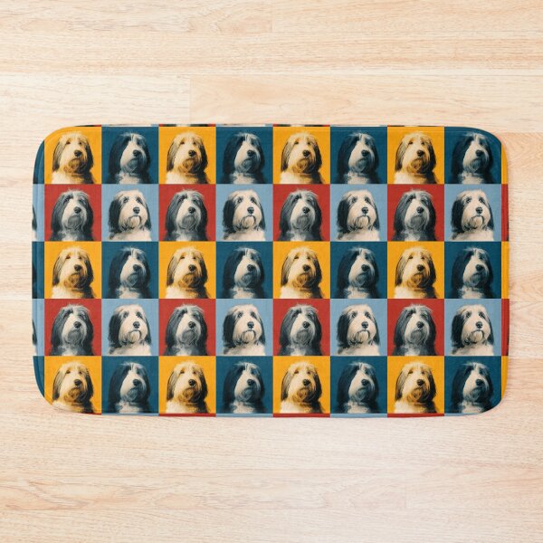 Item preview, Bearded Collie Dog Andy Warhol Style Pop Art designed and sold by TheAnimalZ00.