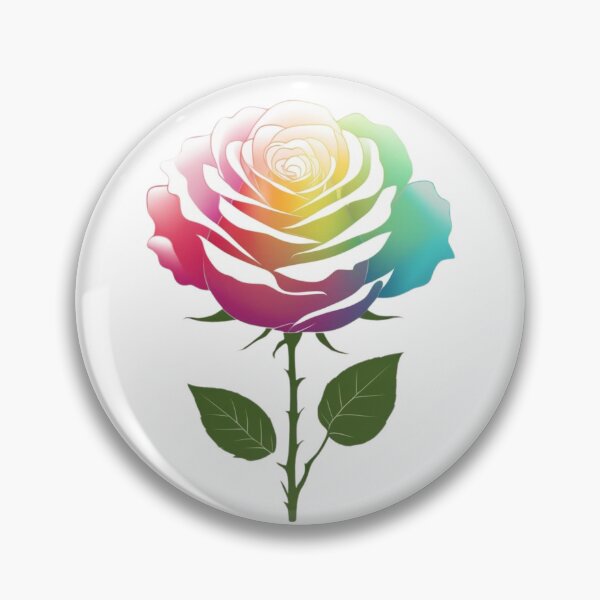 Item preview, Genderfae Pride Rose – LGBTQ+ Art Design designed and sold by Travelslightly.