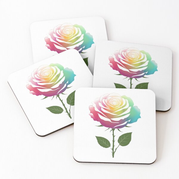 Item preview, Genderfae Pride Rose – LGBTQ+ Art Design designed and sold by Travelslightly.