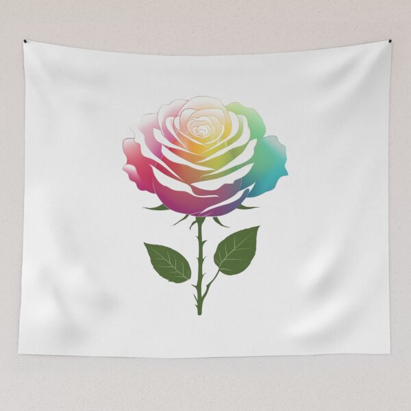 Item preview, Genderfae Pride Rose – LGBTQ+ Art Design designed and sold by Travelslightly.