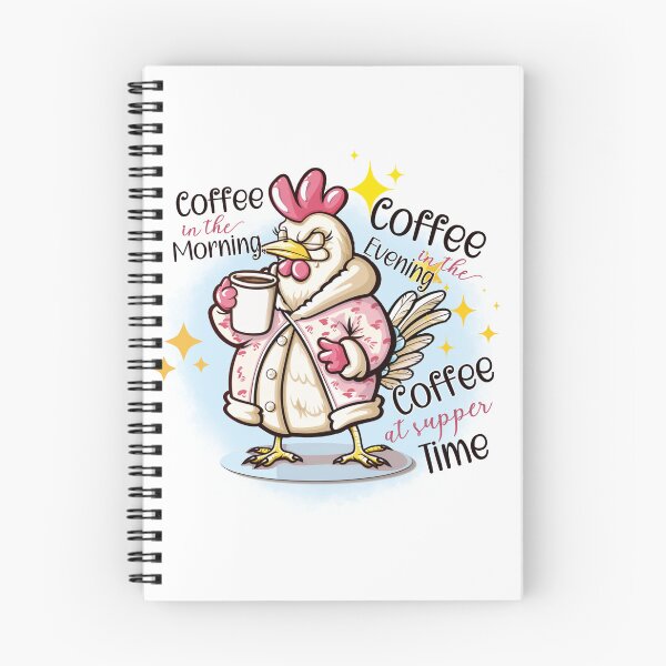 Item preview, Grumpy Coffee Chicken – Funny Morning Coffee Lover Cartoon designed and sold by sornchai4917.