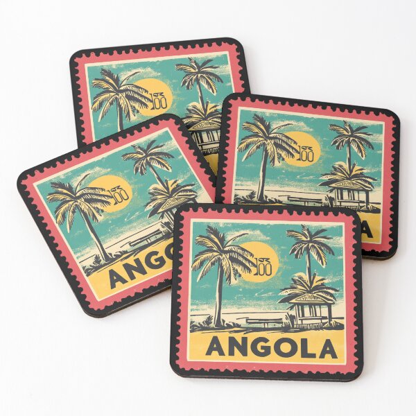 Item preview, Angola Tropical Vintage Stamp Design designed and sold by tiigerdad.