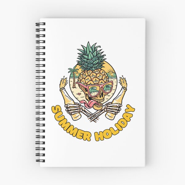 Item preview, Summer holiday with pineapple skull. designed and sold by Chawineiei.