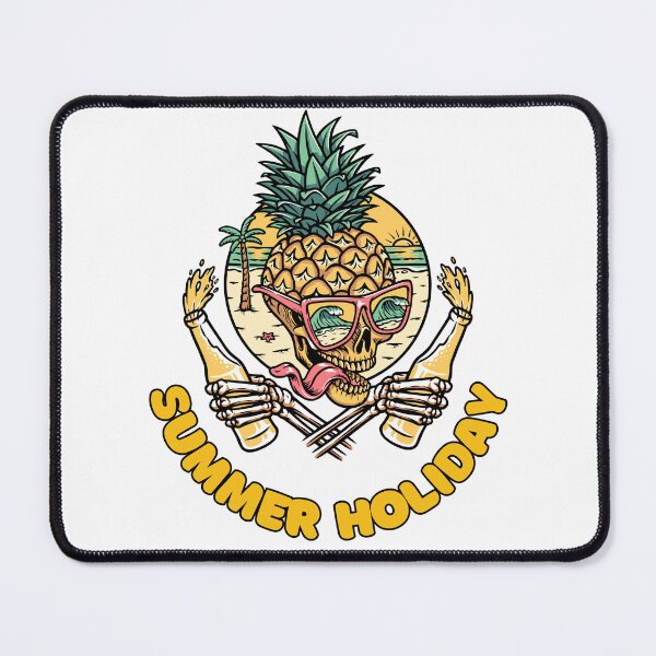 Item preview, Summer holiday with pineapple skull. designed and sold by Chawineiei.