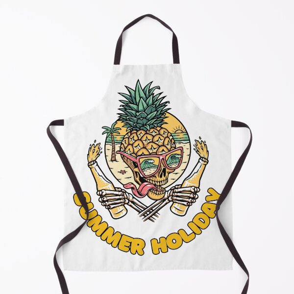 Item preview, Summer holiday with pineapple skull. designed and sold by Chawineiei.